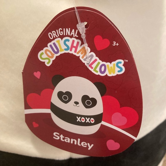Squishmallows Other Squishmallows Valentines Stanley The Panda 6